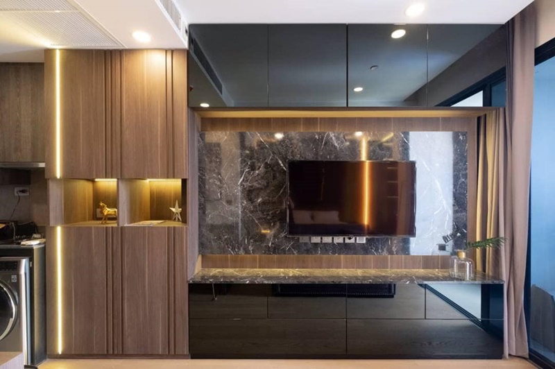 ให้เช่าคอนโด แอชตัน จุฬา-สีลม พื้นที่ 34.5 ตรม. 1 ห้องนอน ให้เช่า 29,000 บ/ด