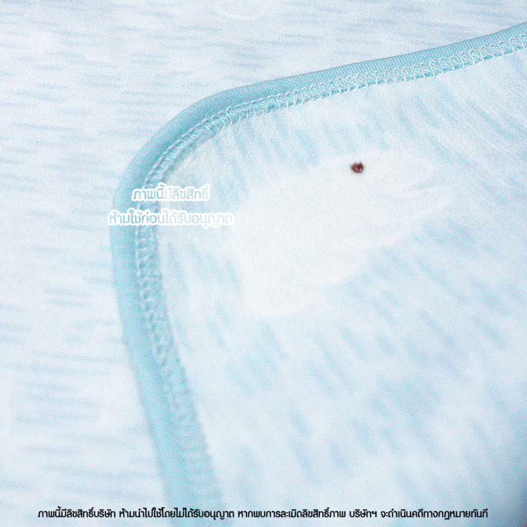 Pureen ผ้ารองฉี่ กำมะหยี่ กันน้ำ 100% Bed Protector Sheet [50x70 ซม.]