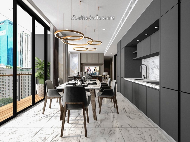 ให้เช่าคอนโด เดอะ โมนูเมนต์ ทองหล่อ พื้นที่ 125 ตรม. 2 ห้องนอน เช่า 120,000 บ/ด