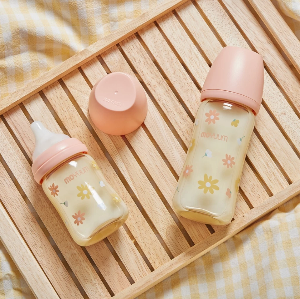 Moyuum ขวดนมเด็ก PPSU โมยูม ALL IN ONE พร้อมจุก สำหรับ 0 - 6 เดือน+