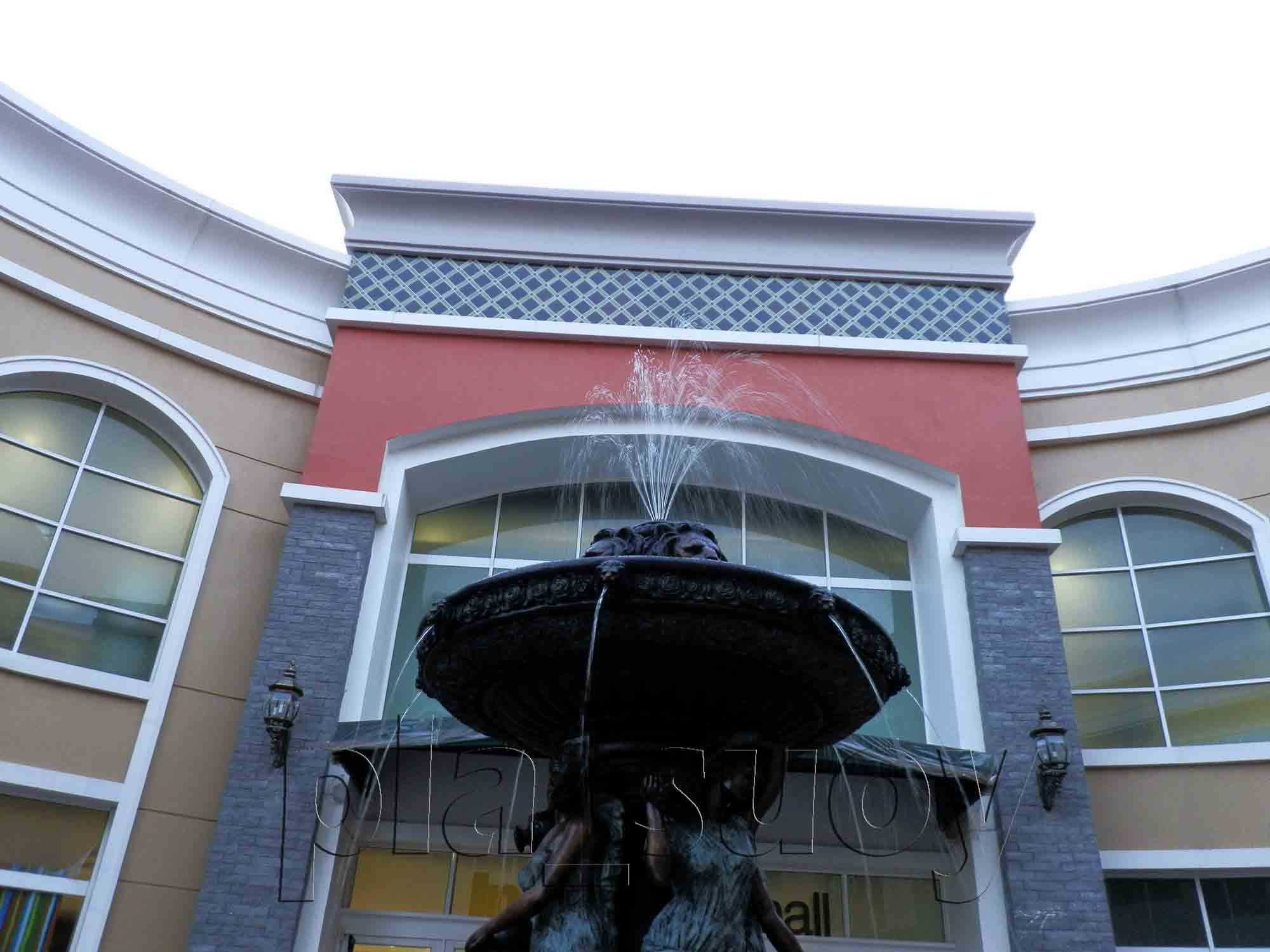 น้ำพุประติมากรรม พานน้ำพุทองเหลือง