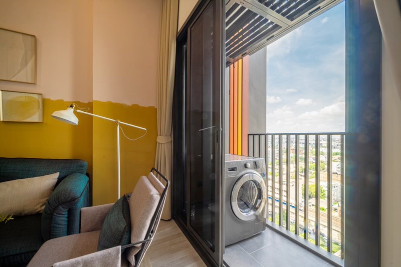 ให้เช่าคอนโด เดอะไลน์ สุขุมวิท 101 พื้นที่ 27.43 ตร.ม. 1 ห้องนอน เช่า 15,000 บ/ด