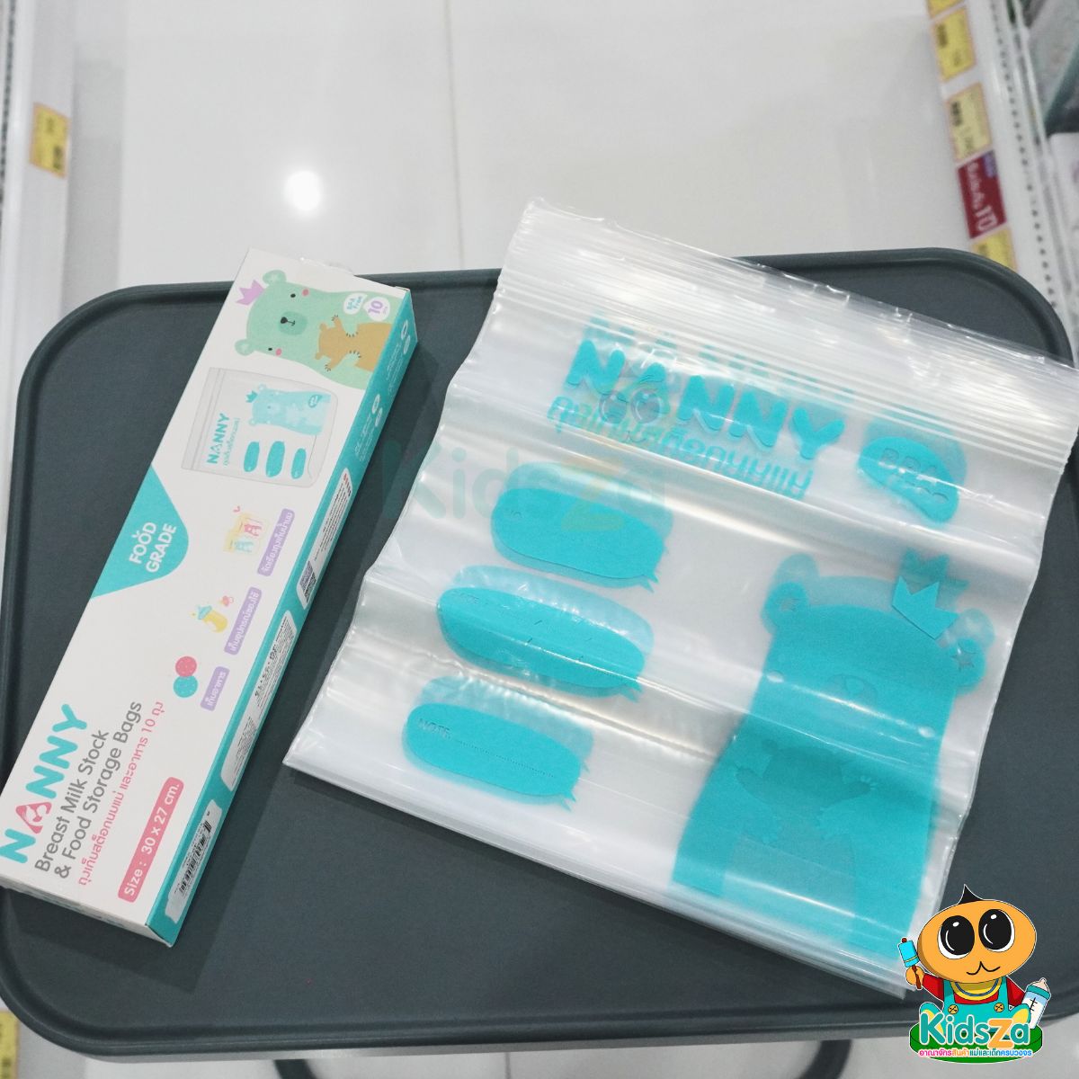 Nanny ถุงเก็บสต๊อกน้ำนมแม่และอาหาร [แพ็ค10ถุง]