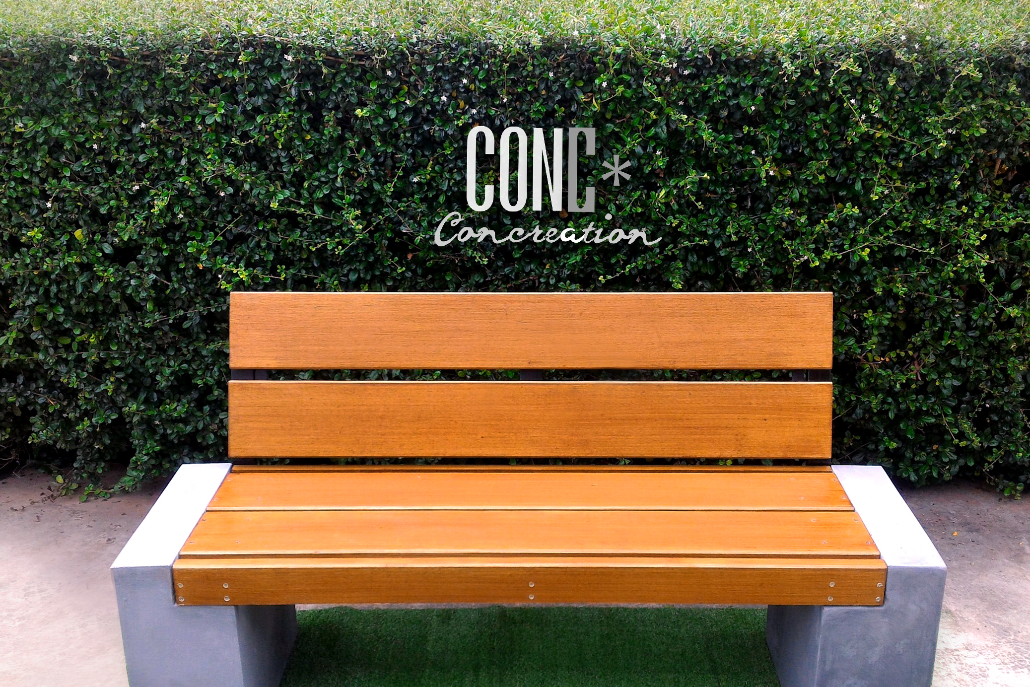 ม้านั่งสนาม รุ่นบล็อคพนักพิง ไม้ไฟเบอร์ซีเมนต์ BBK0201-120-T