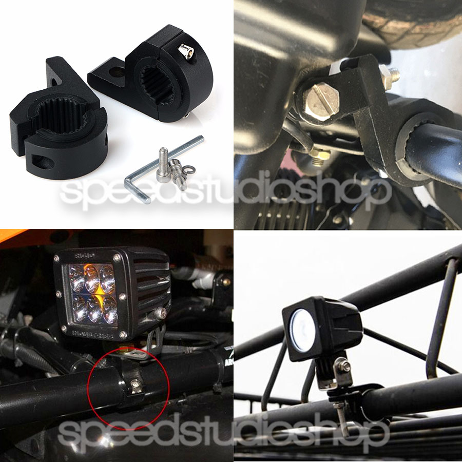 Speed Studio ขายึด crash bar ขายึดไฟตัดหมอก ขายึดสปอร์ตไลท์ ขาจับ spotlight 2 ชิ้น