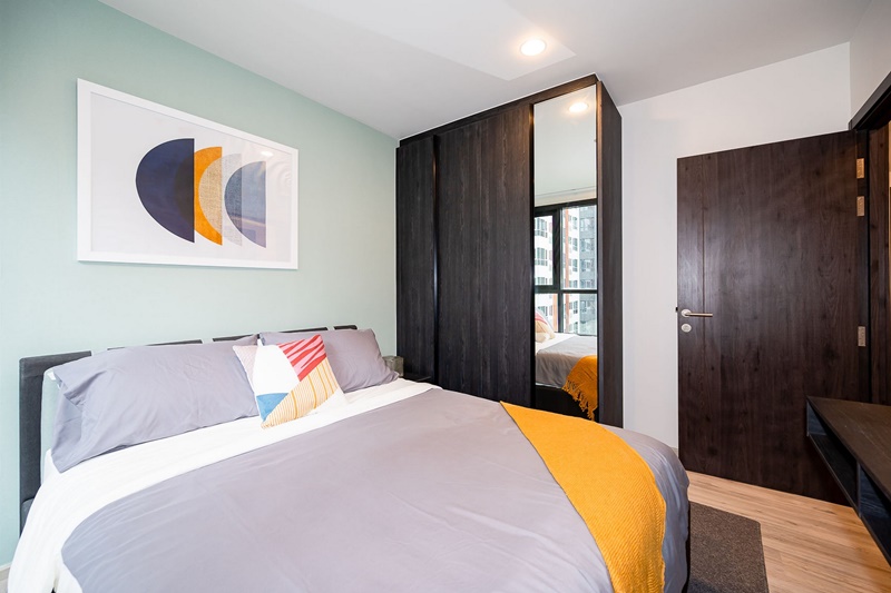 ให้เช่าคอนโด เอ็กซ์ที ห้วยขวาง พื้นที่ 50.3 ตร.ม. 1 ห้องนอน เช่า 33,000 บ/ด