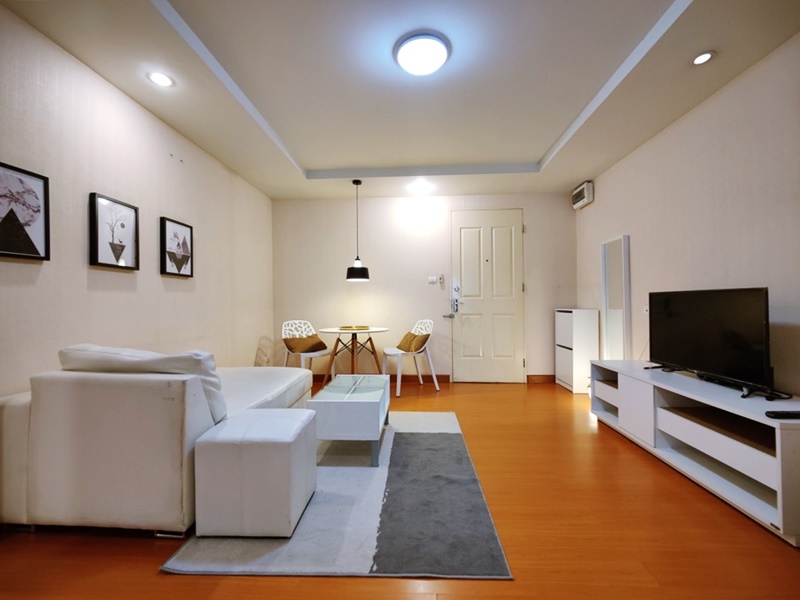 ให้เช่า แฮปปี้ คอนโด รัชดา 18 พื้นที่ 40 ตร.ม. 1 ห้องนอน เช่า 13,000 บ/ด