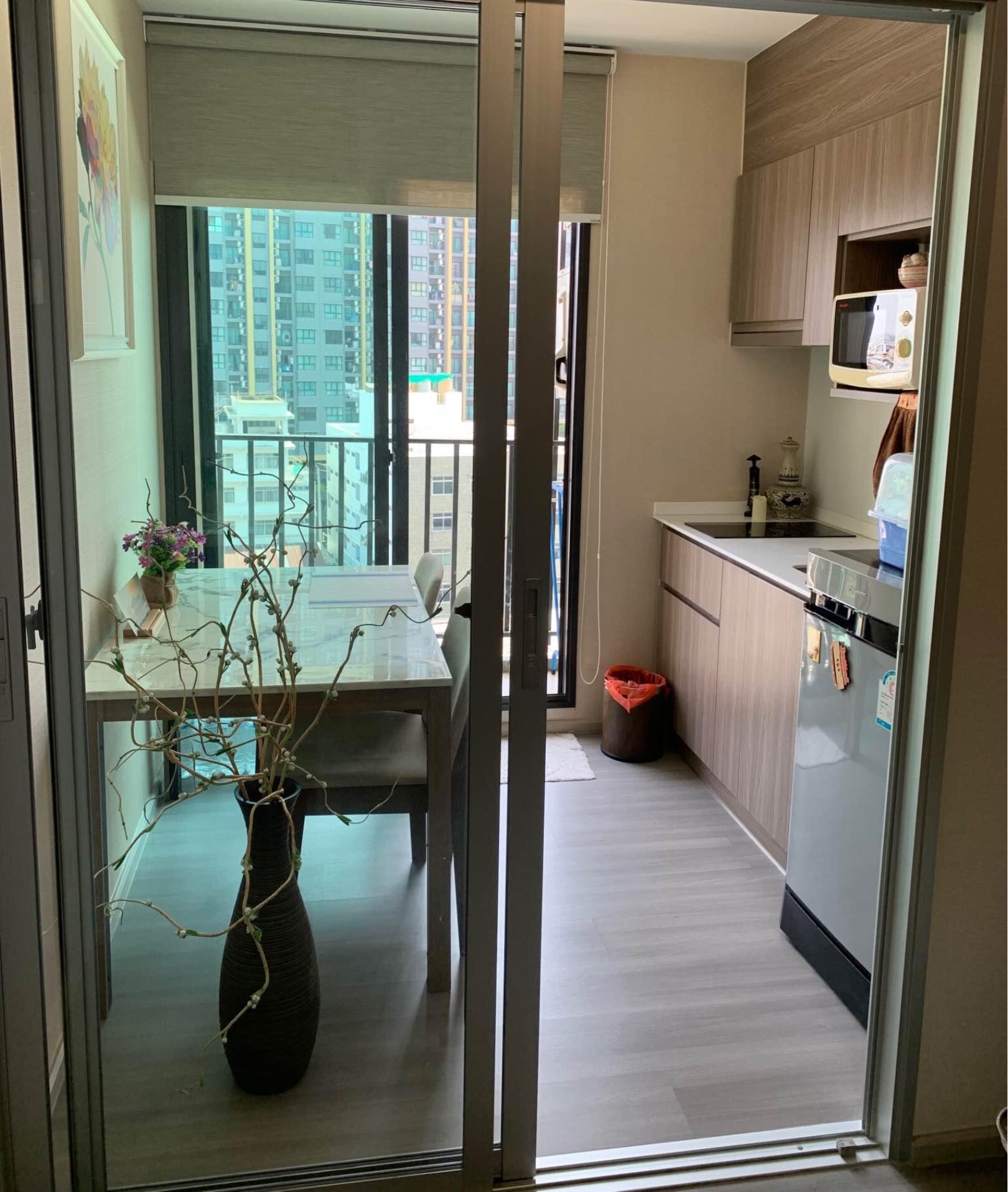 ให้เช่า The Parkland Charan - Pinklao เดอะ พาร์คแลนด์ จรัญ - ปิ่นเกล้า รูปแบบห้อง 1 ห้องนอน, 1 ห้องน้ำ อาคาร A ชั้น 8 ขนาด 35 ตรม.