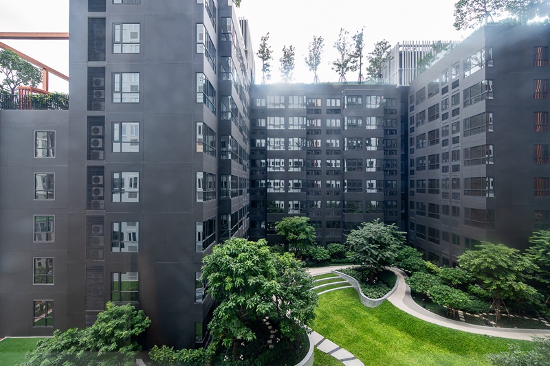 ให้เช่าคอนโด เอ็กซ์ที ห้วยขวาง พื้นที่ 35.09 ตร.ม. 1 ห้องนอน เช่า 16,500 บ/ด