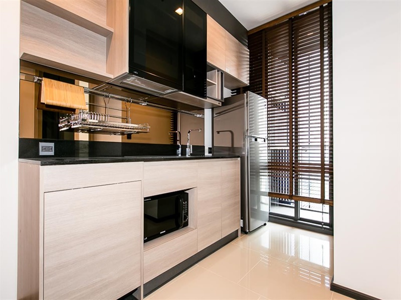 ให้เช่าคอนโด เดอะ ไลน์ อโศก-รัชดา พื้นที่ 27.5 ตร.ม. 1 ห้องนอน เช่า 16,000 บ/ด