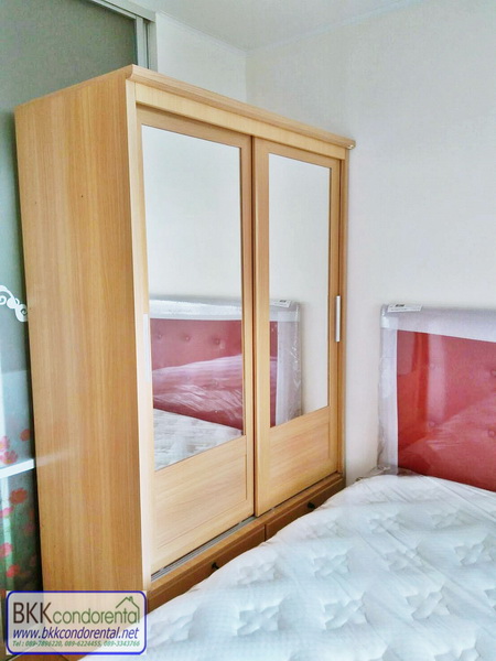 ให้เช่า ลุมพินี คอนโดทาวน์ รามอินทรา-นวมินทร์ ตึก B ชั้น X พื้นที่ 25 ตร.ม. 1 ห้องนอน เช่า 7,000 บ/ด