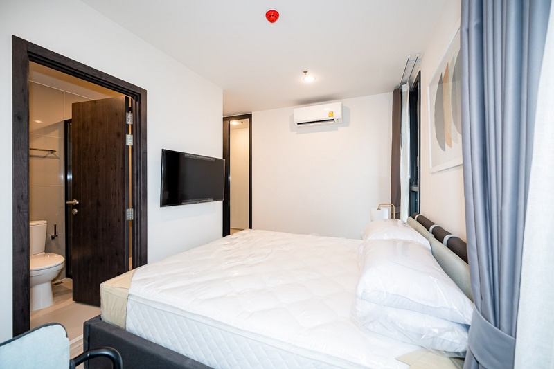 ให้เช่าคอนโด เอ็กซ์ที ห้วยขวาง พื้นที่ 53.38 ตร.ม. 2 ห้องนอน เช่า 33,000 บ/ด