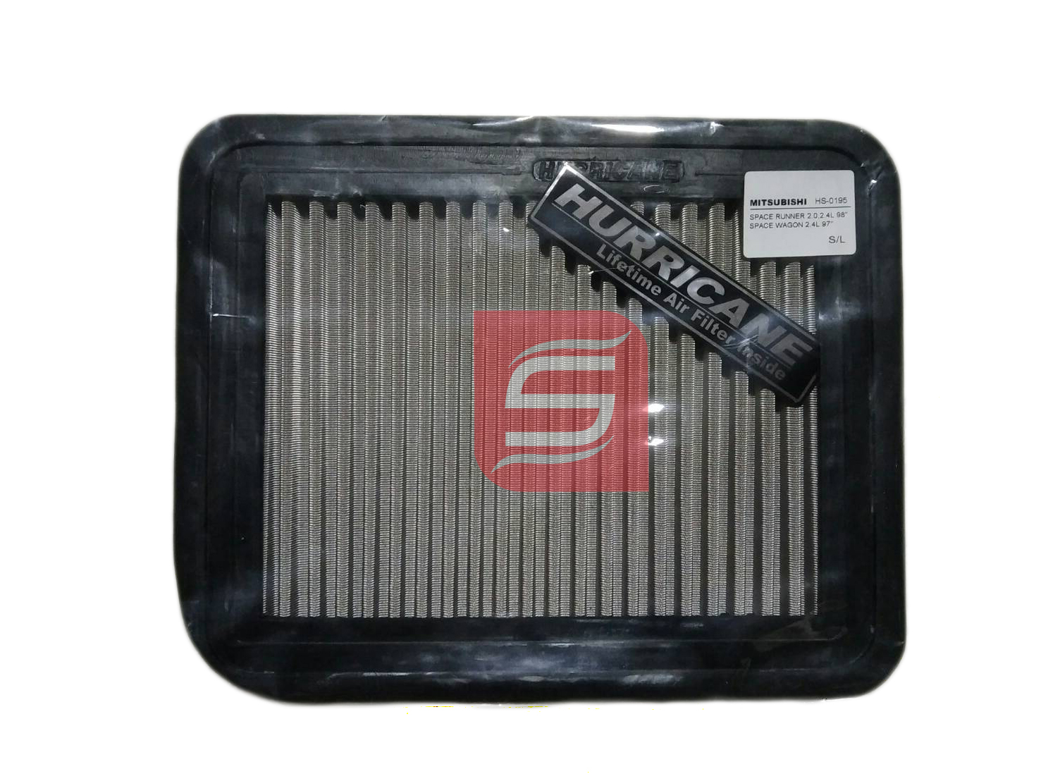 กรองอากาศสแตนเลส Hurricane Mitsubishi Space Runner 2.0, 2.4L ปี 1998 /Space Wagon 2.4L ปี 1997