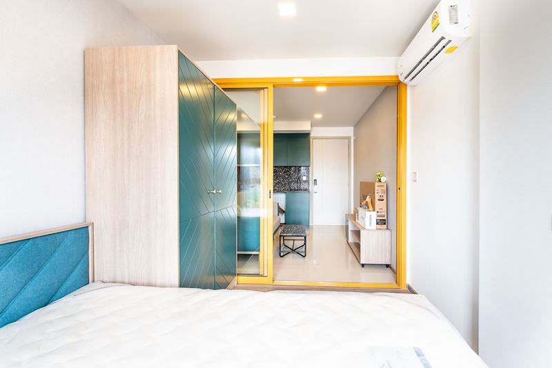 ให้เช่าคอนโด เดอะ เบส สุขุมวิท 50 พื้นที่ 35.04 ตร.ม. 1 ห้องนอน เช่า 16,000 บ/ด