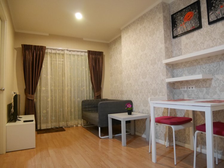 ให้เช่าคอนโด ลุมพินี วิลล์ ประชาชื่น-พงษ์เพชร 2 พื้นที่ 30 ตร.ม. 1 ห้องนอน ให้เช่า 8,500 บ/ด