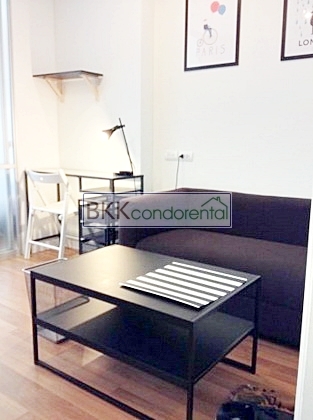 ให้เช่าคอนโด ลุมพินี เพลส รัชโยธิน ตึก B ชั้น 6 พื้นที่ 27 ตรม.