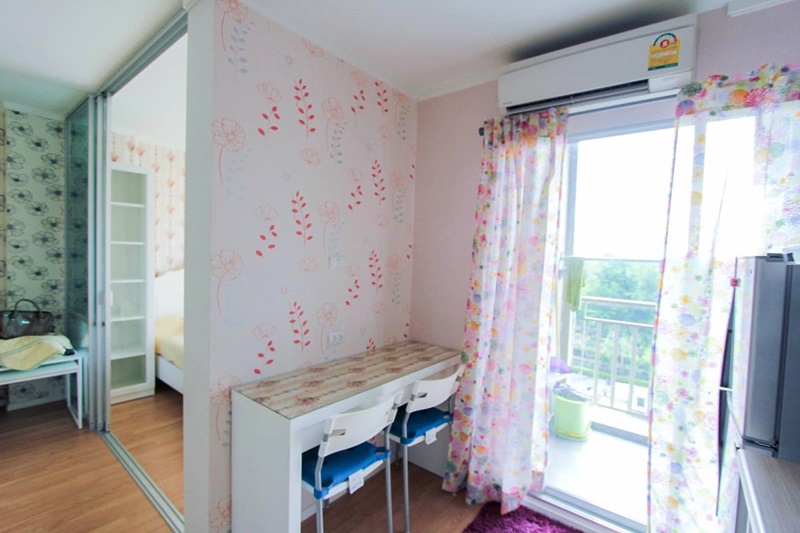 ให้เช่าคอนโด ลุมพินี วิลล์ ลาซาล-แบริ่ง พื้นที่ 26 ตร.ม. 1 ห้องนอน เช่า 7,000 บ/ด