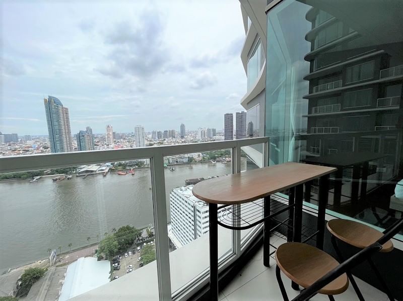 ให้เช่าคอนโด แม่น้ำ เรสซิเดนท์ 45 ตร.ม. 1 ห้องนอน เช่า 28,000 บ/ด