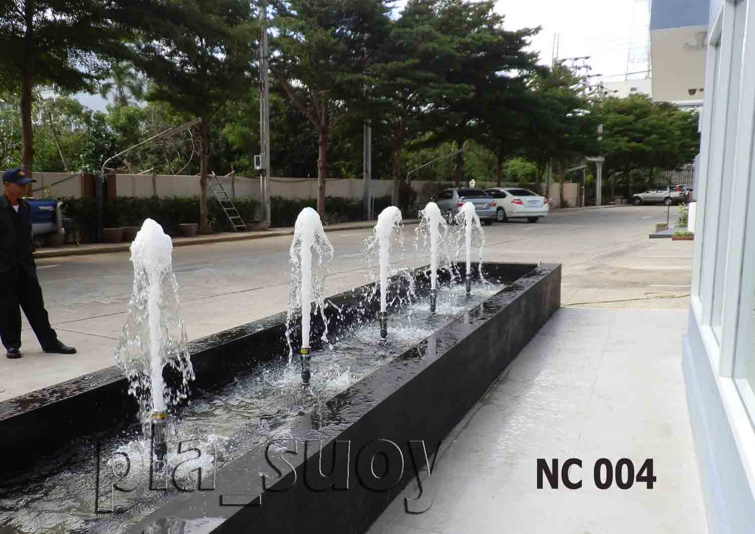 น้ำพุ ฮวงจุ้ย หน้าโครงการ The Nigh Condo งามวงศ์วาน