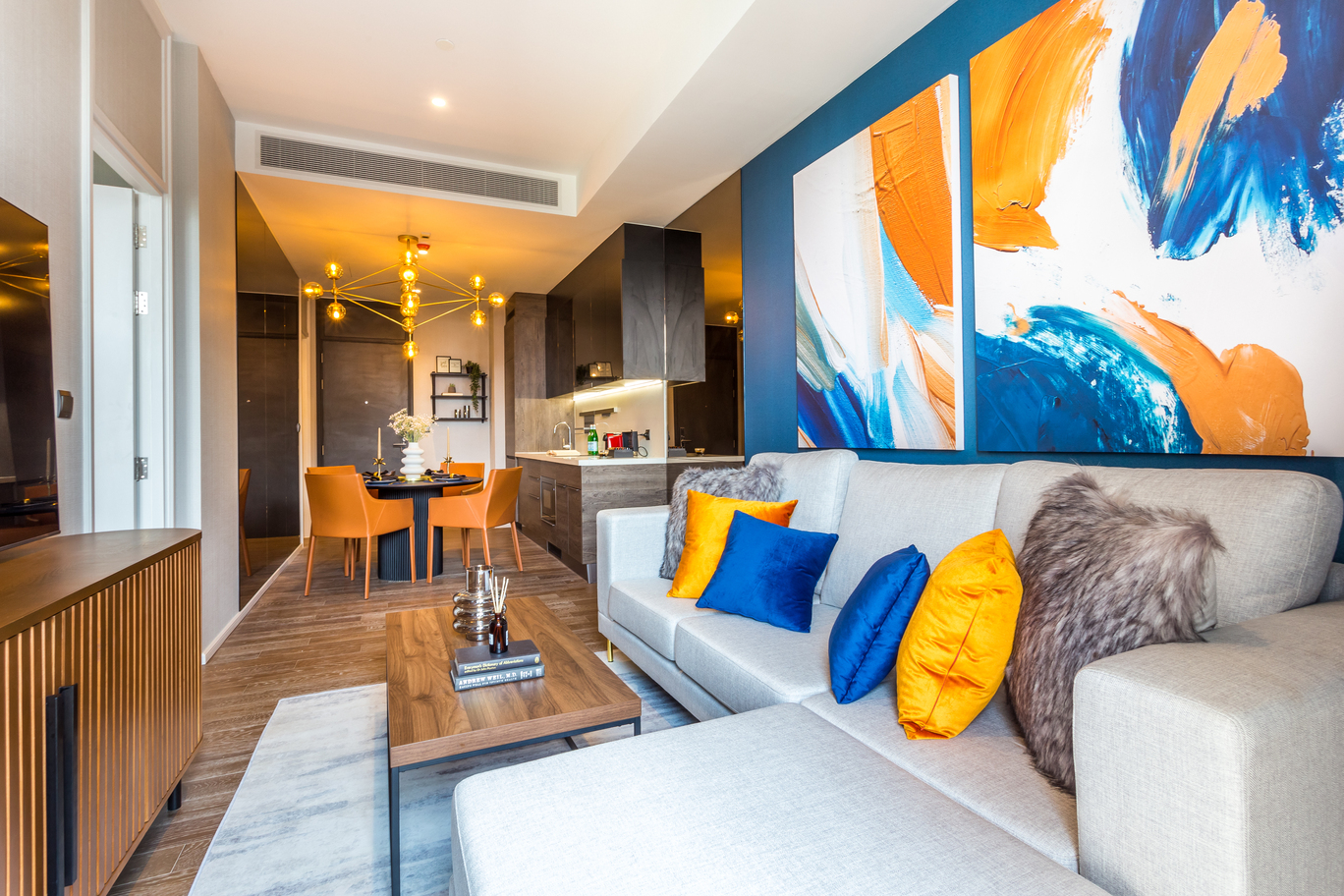 ขาย/ให้เช่า มิวนีค หลังสวน 54 ตรม. 1 ห้องนอน เช่า 65,000 บ/ด ขาย 21.9 ลบ.