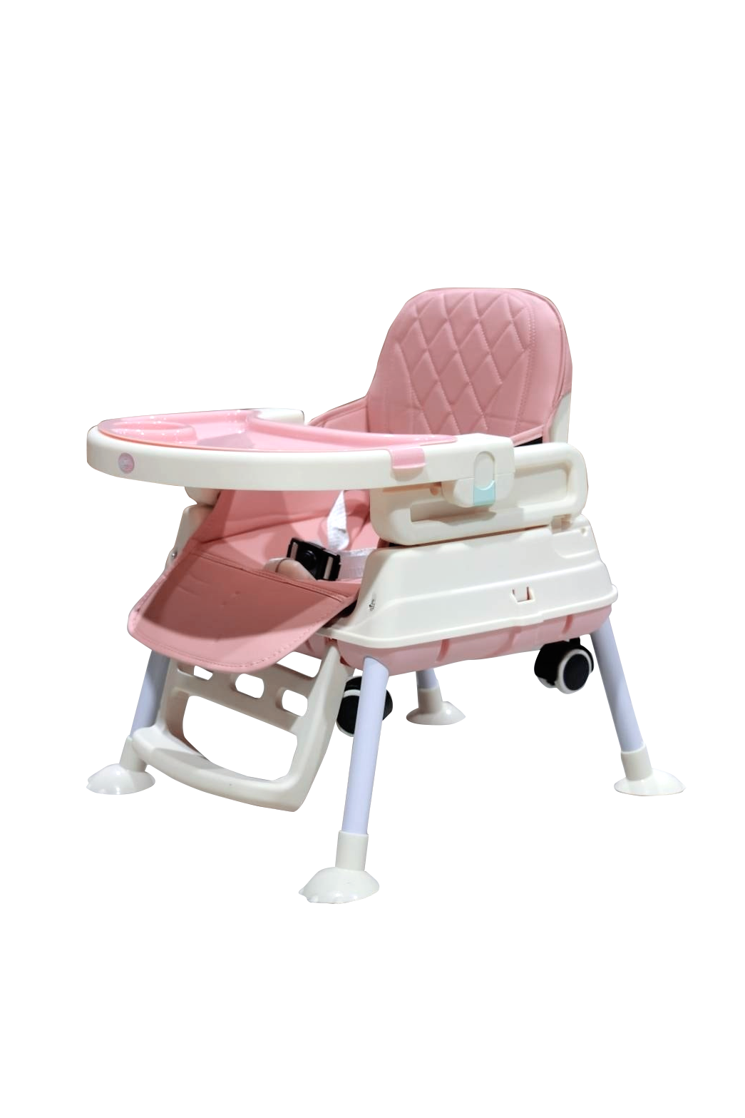 Minana เก้าอี้ทานข้าว สำหรับเด็ก รุ่น 5 in 1 มีล้อ มีด้ามเข็น