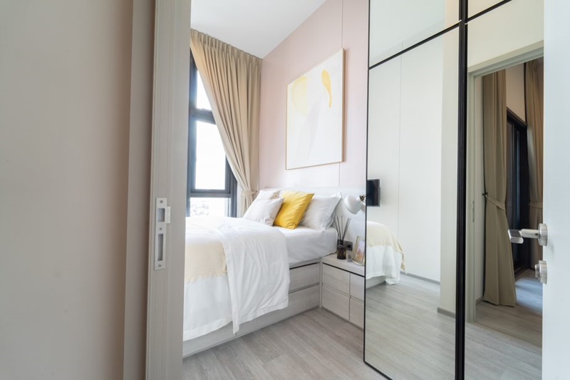 ให้เช่าคอนโด เดอะไลน์ สุขุมวิท 101 พื้นที่ 27.43 ตร.ม. 1 ห้องนอน เช่า 15,000 บ/ด