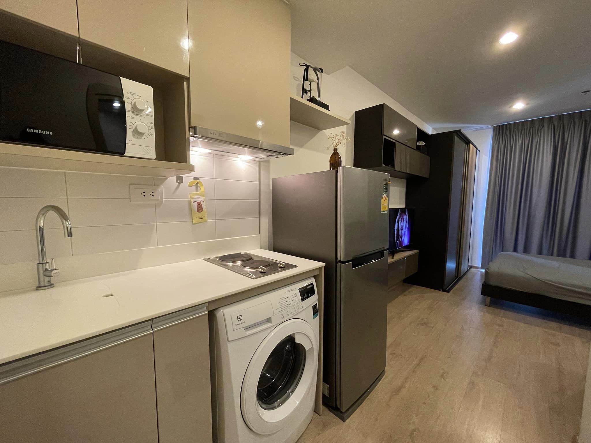 ให้เช่าคอนโด ไอดีโอ คิว จุฬา-สามย่าน พื้นที่ 22 ตรม. สตูดิโอ ราคาเช่า 17,000 /เดือน