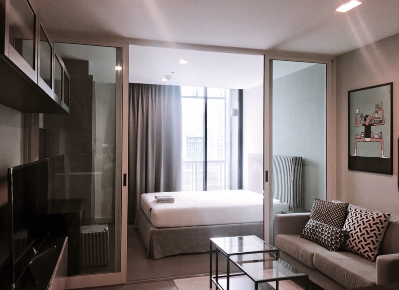 ให้เช่าคอนโด เอ สเปซ ไอดี อโศก-รัชดา พื้นที่ 34 ตร.ม. 1 ห้องนอน เช่า 16,500 บาท/เดือน