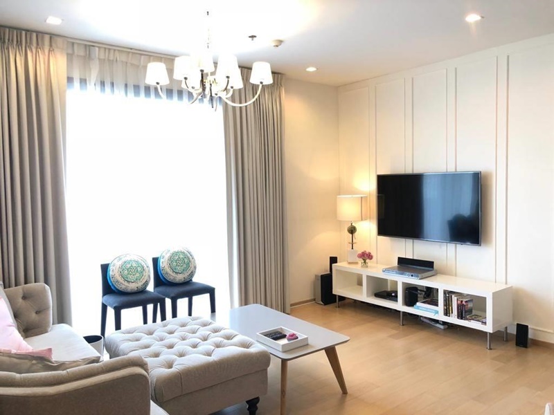 ให้เช่าคอนโด เอช คิว ทองหล่อ พื้นที่ 79.79 ตรม. 2 ห้องนอน เช่า 65,000 บาท/เดือน