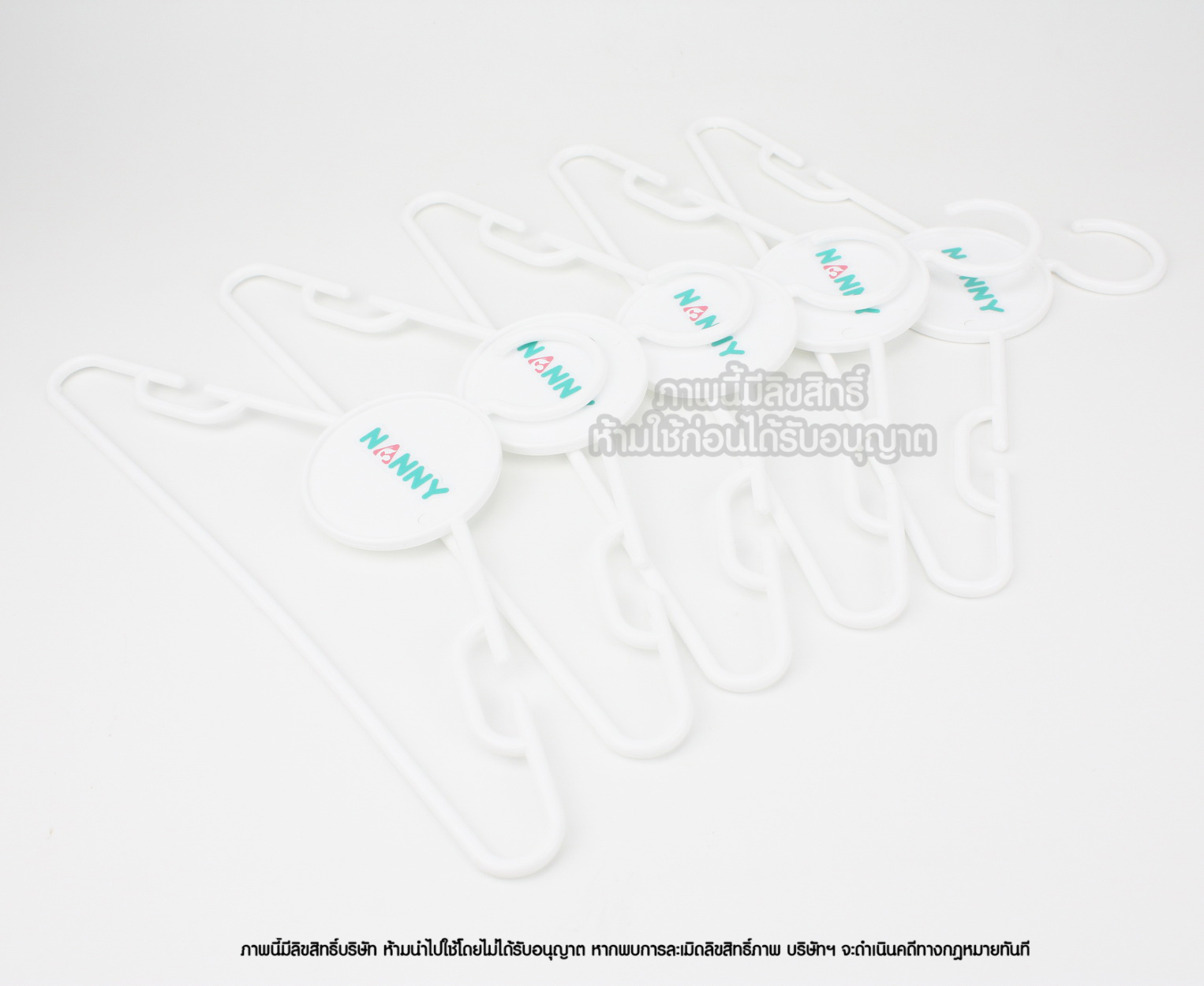 Nanny [x5ชิ้น] ไม้แขวนเสื้อเด็ก แนนนี่ Baby Hangers