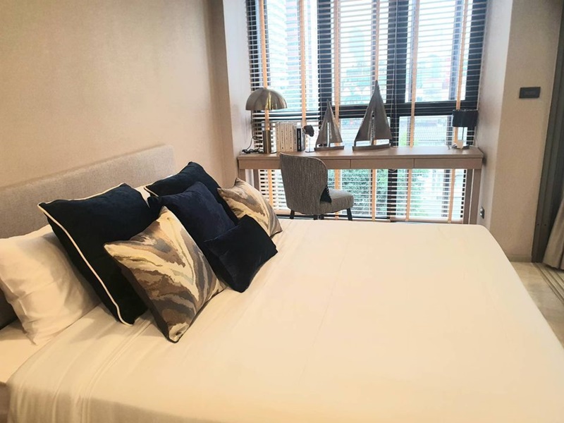 ให้เช่าคอนโด วาลเด้น อโศก พื้นที่ 35 ตร.ม. 1 ห้องนอน เช่า 29,000 บ/ด