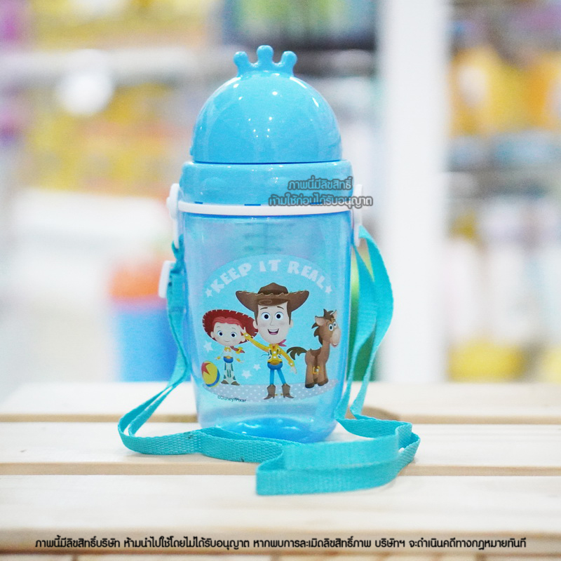 Pureen ถ้วยหลอดดูด 360ml พร้อมสายคล้อง ลาย Toy Story Straw Cup with Strap