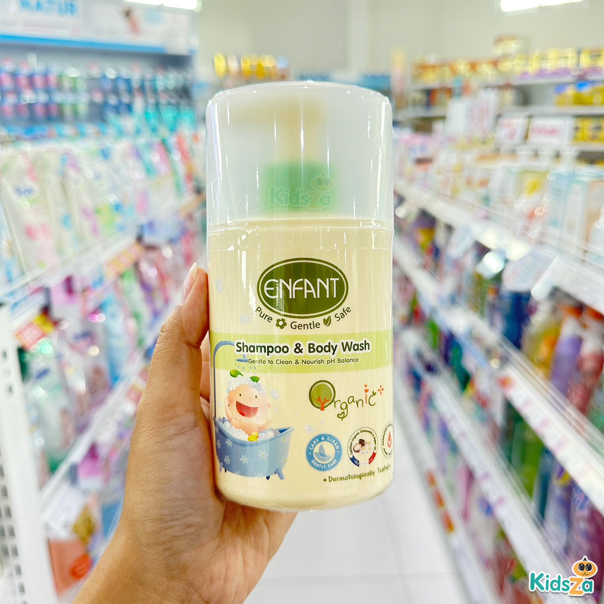 Enfant อองฟองต์ แชมพู และ ครีมอาบน้ำ สูตรอ่อนโยน Shampoo & Body wash 300ml