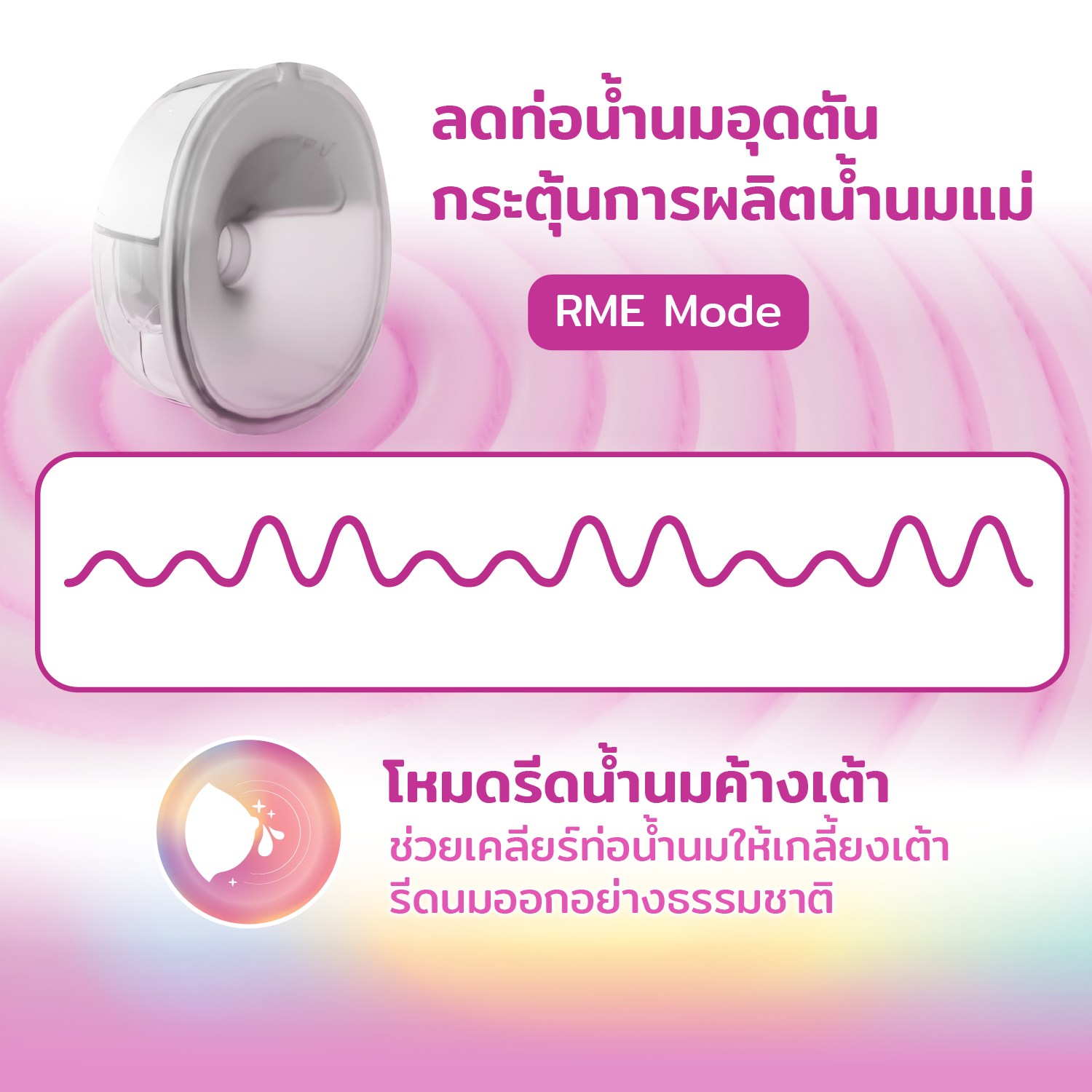 Brusta Miracle Mere เครื่องปั๊มนมไร้สาย เครื่องปั๊มนมไฟฟ้า ปั๊มนมไร้สาย