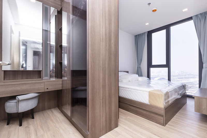 ให้เช่าคอนโด เดอะ ไลน์ พหลฯ-ประดิพัทธ์ พื้นที่ 52.66 ตร.ม. 2 ห้องนอน เช่า 31,000 บ/ด