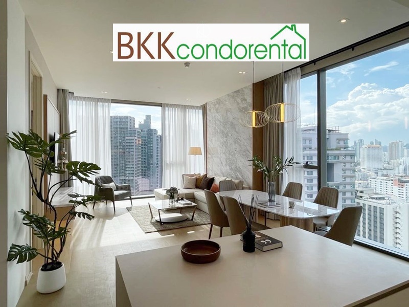 ให้เช่าคอนโด เดอะ สแตรนด์ ทองหล่อ พื้นที่ 91 ตร.ม. 2 ห้องนอน. เช่า 120,000 บ/ด