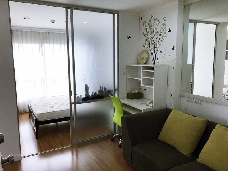 ให้เช่าคอนโด ลุมพินี เพลส รัชโยธิน พื้นที่ 28 ตร.ม. 1 ห้องนอน ให้เช่า 9,500 บ/ด