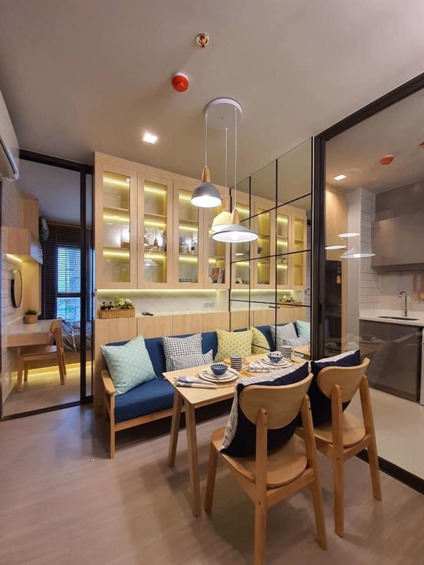 ให้เช่าคอนโด ไลฟ์ อโศก - พระราม 9 พื้นที่ 35.64 ตร.ม. 2 ห้องนอน เช่า 22,000 บ/ด