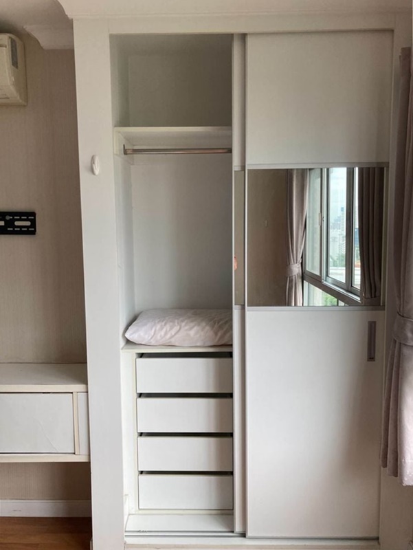 ให้เช่าคอนโด ลุมพินี เพลส พระราม 9 พื้นที่ 34 ตร.ม. 1 ห้องนอน เช่า 12,000 บ/ด