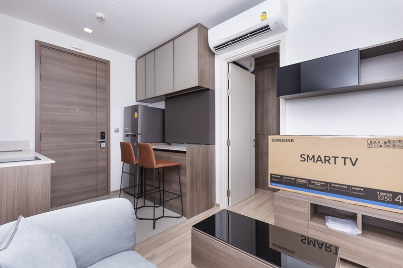 ให้เช่าคอนโด เดอะ ไลน์ พหลฯ-ประดิพัทธ์ พื้นที่ 26.91 ตร.ม. 1 ห้องนอน เช่า 17,000 บ/ด