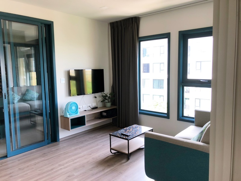 ให้เช่าคอนโด เดอะ เบส สุขุมวิท 50 พื้นที่ 42 ตร.ม. 1 ห้องนอน เช่า 20,000 บ/ด