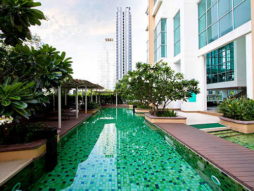 ให้เช่าคอนโด วิลล่า สาทร 54.85 ตร.ม. 1 ห้องนอน ติดบีทีเอส กรุงธนบุรี เช่า 23,000 บ/ด