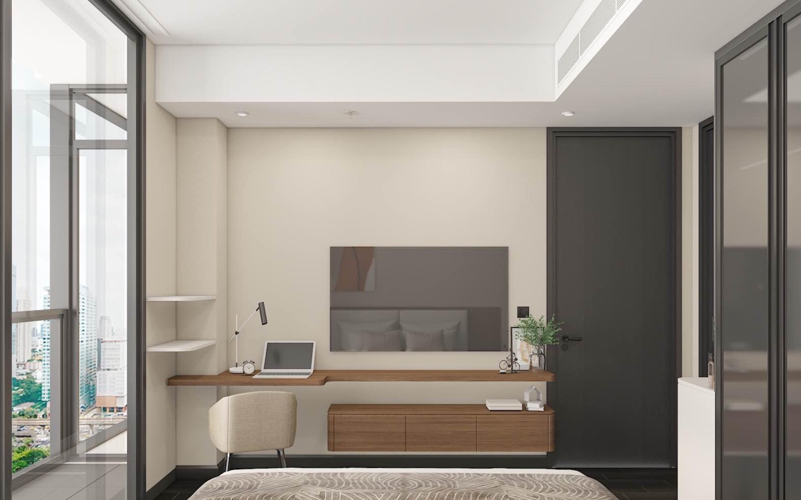 ให้เช่า Tait Sathorn 12 เทตต์ สาทร ทเวลฟ์ รูปแบบห้อง 1 ห้องนอน, 1 ห้องน้ำ ชั้น 1X ขนาด 53 ตรม.