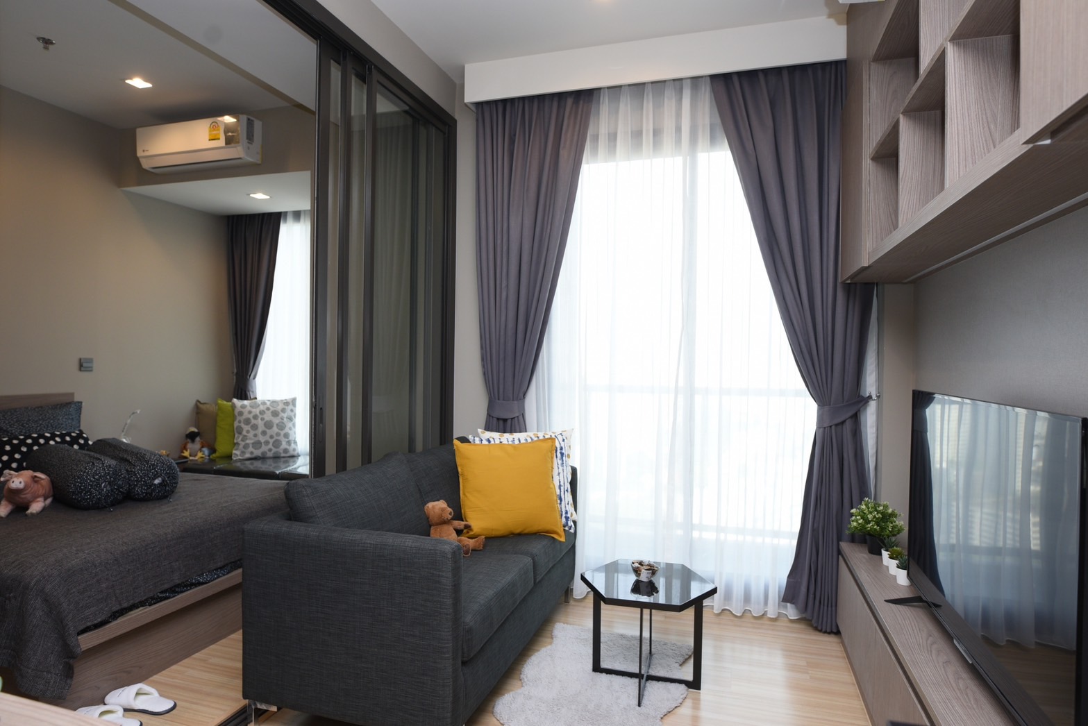 ให้เช่าคอนโด เอ็ม จตุจักร พื้นที่ 33 ตร.ม. 1 ห้องนอน เช่า 19,000 บ/ด