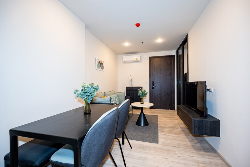 ให้เช่าคอนโด เอ็กซ์ที ห้วยขวาง พื้นที่ 34.41 ตร.ม. 1 ห้องนอน เช่า 19,000 บ/ด