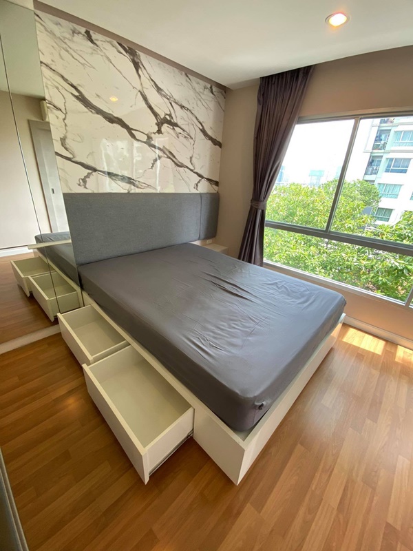 ให้เช่าคอนโด ลุมพินี พาร์ค ริเวอร์ไซด์-พระราม 3 พื้นที่ 28 ตร.ม. 1 ห้องนอน เช่า 11,000 บ/ด