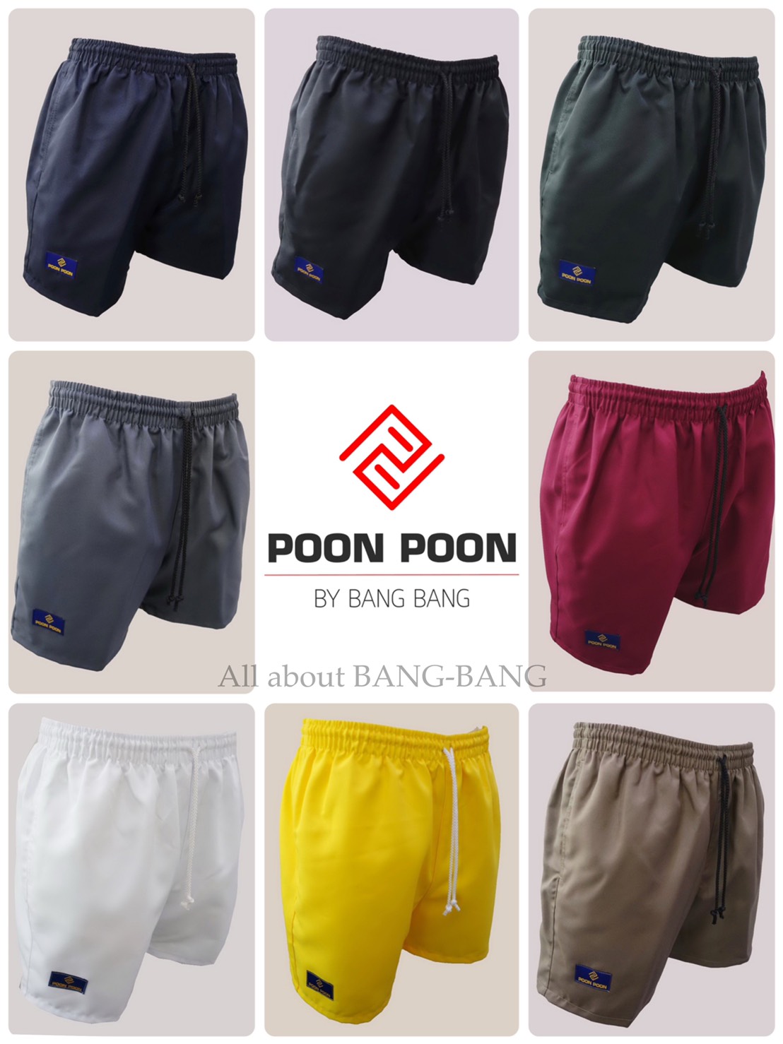 NEW! กางเกงขาสั้น POON POON (ปู๊นปู๊น) by BANG BANG