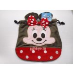 ถุงผ้าหูรูด มิืนนี่เมาส์ Minnie ขนาด 8*7 นิ้ว