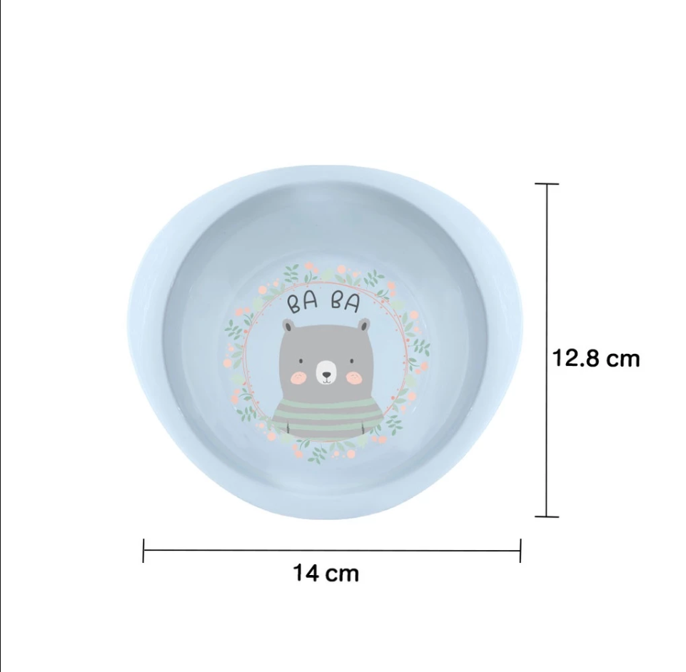 Nanny ชามอาหาร สำหรับเด็ก ลาย BABA