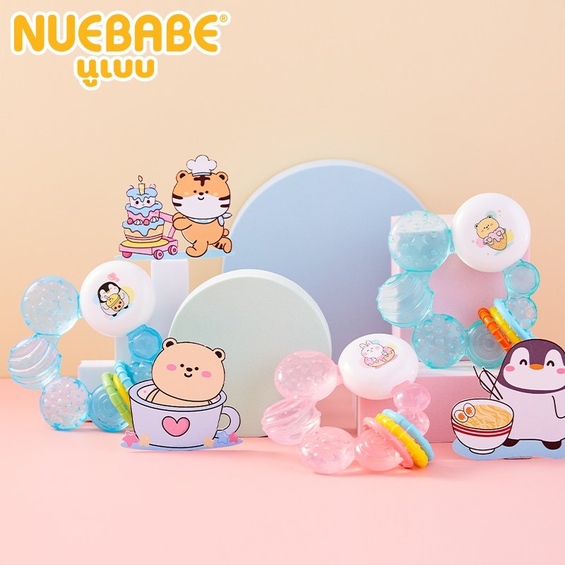 Nuebabe ยางกัดน้ำเด็ก ของเล่นยางกัดห่วง